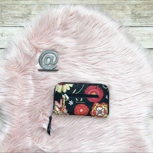 Bella Taylor | Black Floral Wallet Quilted